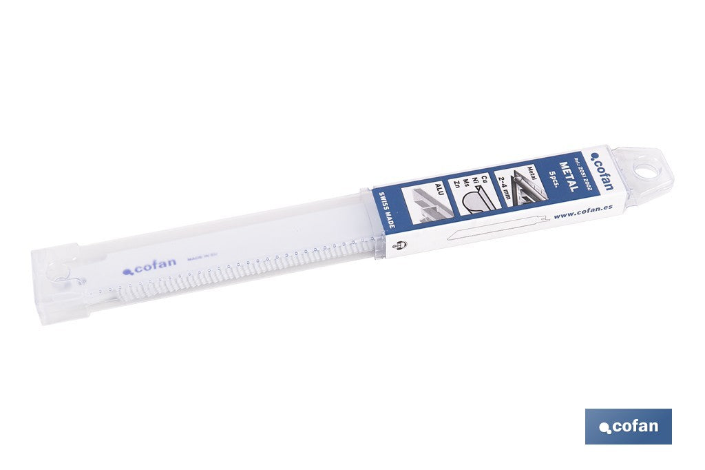 HOJA DE SIERRA DE SABLE (5PCS) BIMETAL 180X14  -  METAL