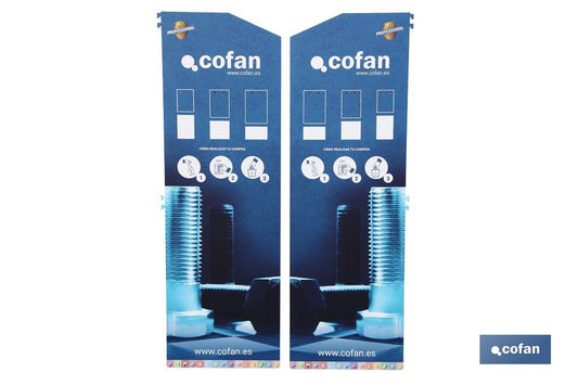 LATERALES PARA EXPOSITOR GONDOLA 400 x 1450 MM (2 PIEZAS)