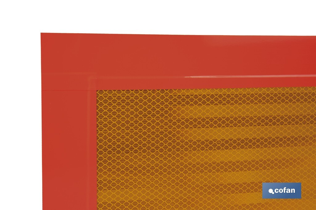 PLACA V-6 VEHICULOS LARGOS 1130X200MM.