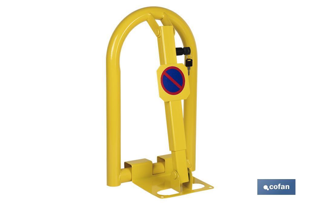 BLOQUEO PARKING AMARILLO 300X500 MM