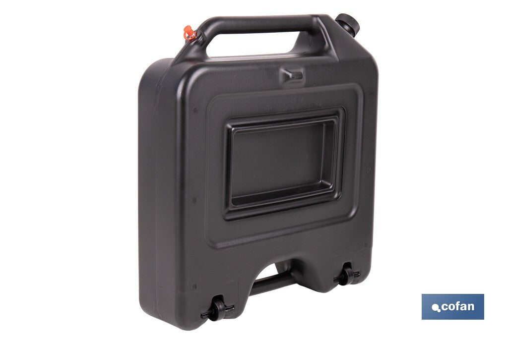 RECOGEDOR DE ACEITE USADO CON TAPA Y FILTRO 14 L