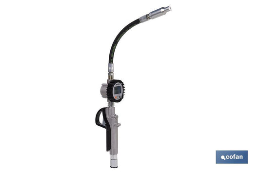 PISTOLA LUBRICANTE RECTA CON CONTADOR DIGITAL