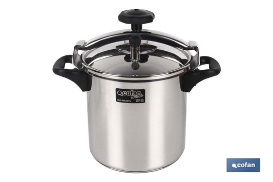 OLLA PRESIÓN INOX "MODELO POLENTA" INDUCCIÓN 8 LT
