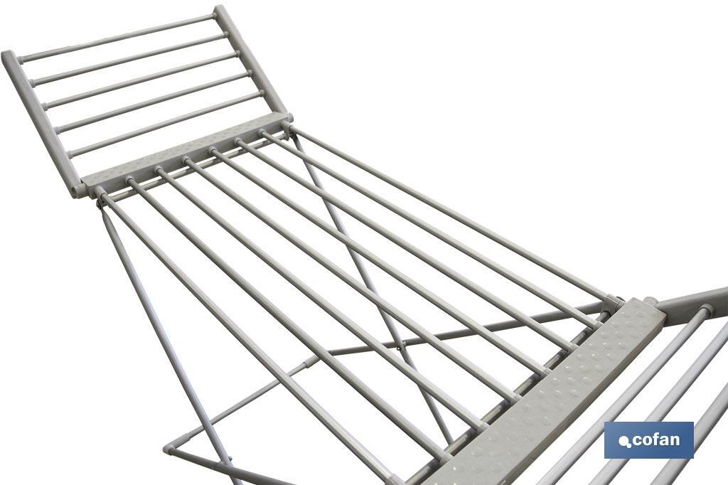 TENDEDERO EXTENSIBLE ELECTRICO ALUMINIO 148 X 52 X108 CM IP22