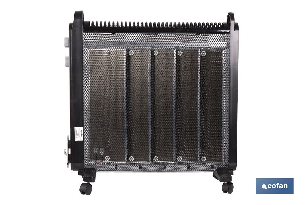 RADIADOR DE MICA NEGRO MODELO ASTANA 2000W
