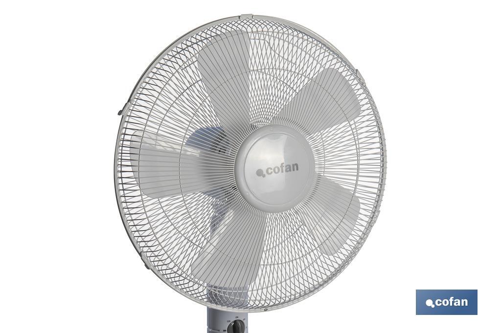 VENTILADOR 5 PALAS TEMPORIZADOR 55 W BLANCO