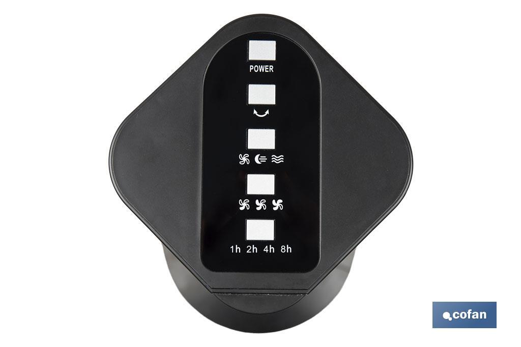 VENTILADOR DE TORRE ENERGY CON CONTROL REMOTO 50 W 73 CM