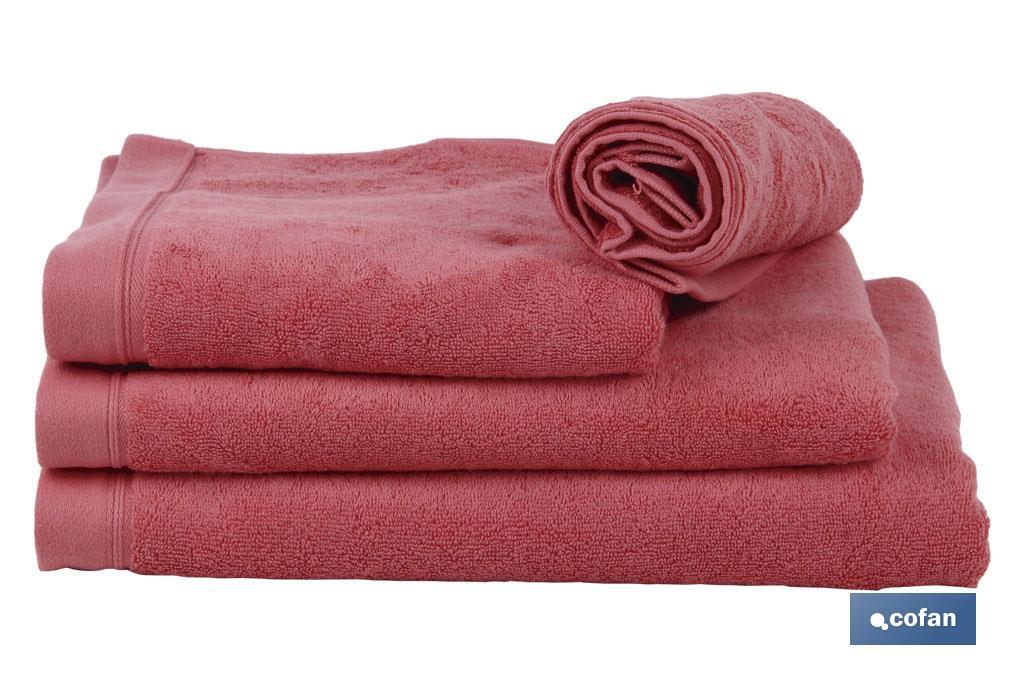 TOALLA BAÑO CORAL GR.580/M2 MODELO JAMAICA 100X150cm