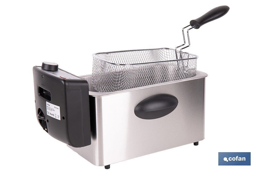 FREIDORA ELECTRICA ACERO INOXIDABLE 3L 2000W