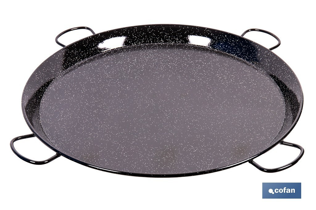 PAELLERA ACERO ESMALTADA Ø90cm (4 asas)