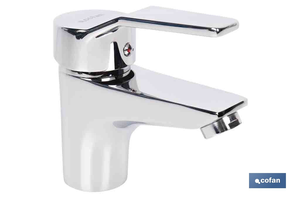 GRIFO MONOMANDO LAVABO COLOR INOX 40 MM