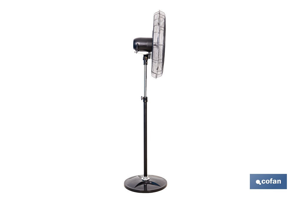 VENTILADOR INDUSTRIAL DE PIE OSCILANTE CON 3 VELOCIDADES Ø50 CM 140 W