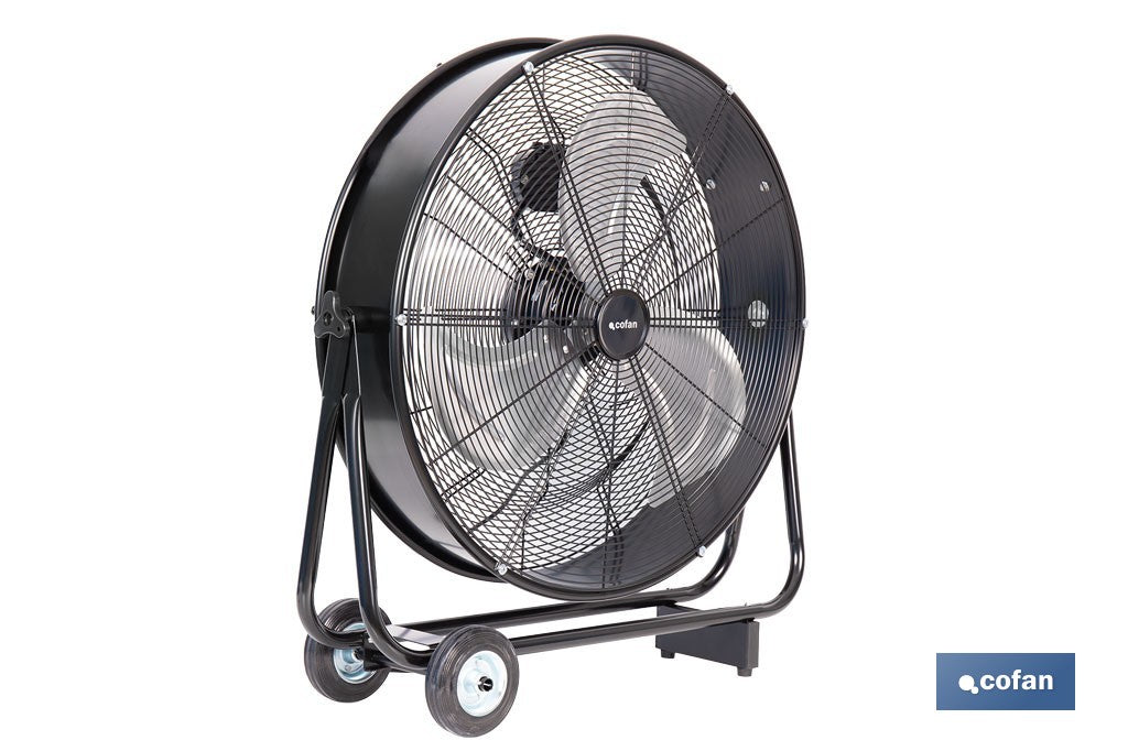 VENTILADOR INDUSTRIAL DE SUELO CON 3 VELOCIDADES Ø75 CM 200 W