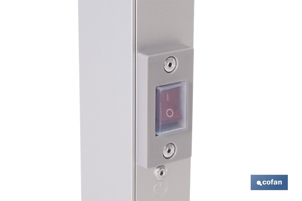 TOALLERO ELÉCTRICO DE ALUMINIO 100 W 90 X 53 X 35,5 CM IP44