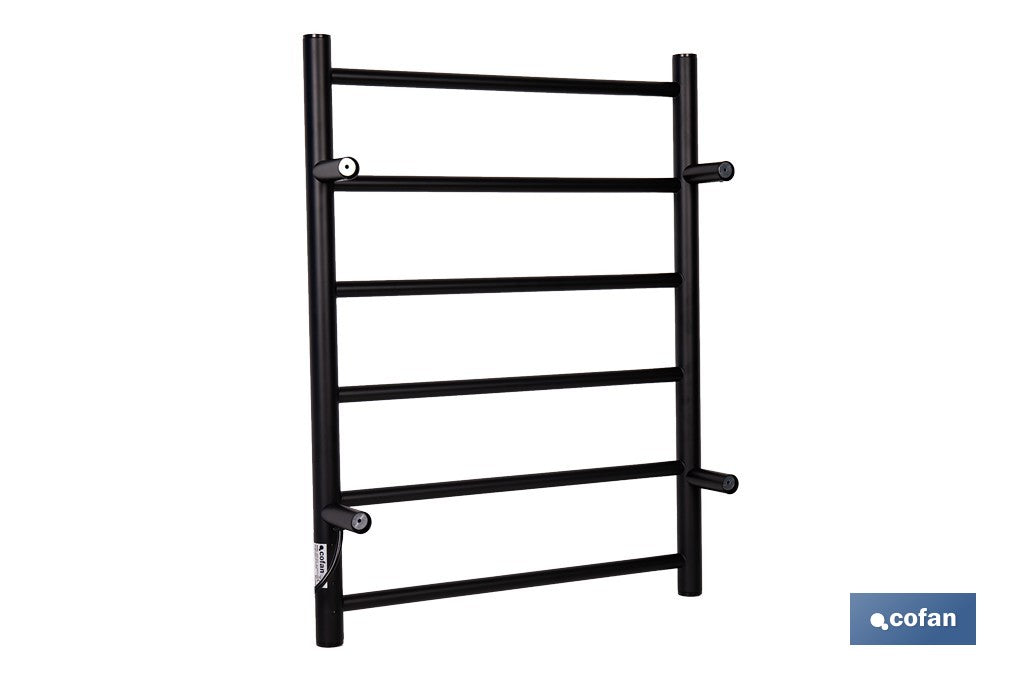 TOALLERO ELÉCTRICO NEGRO 80 W 68 X 53 X 10.5 CM IP44