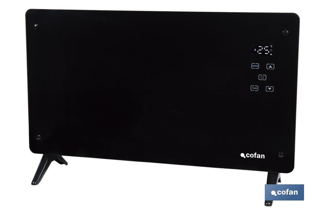 CONVECTOR DE PANEL DE VIDRIO PANTALLA LED 2000 W