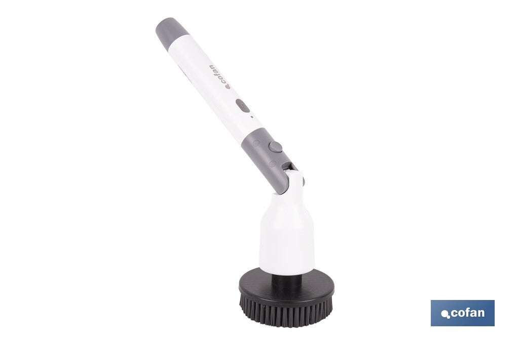 CEPILLO DE LIMPIEZA ELÉCTRICO RECARGABLE POR USB CON 2 VELOCIDADES Y 11 ACCESORIOS INTERCAMBIABLES