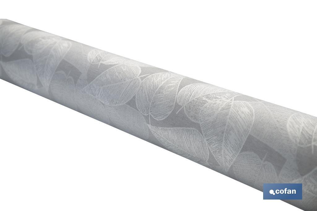 ROLLO DE MANTEL ANTIMANCHAS RESINADO FICUS 60 % ALGODÓN, 40 % POLIÉSTER 1,40 X 20 M