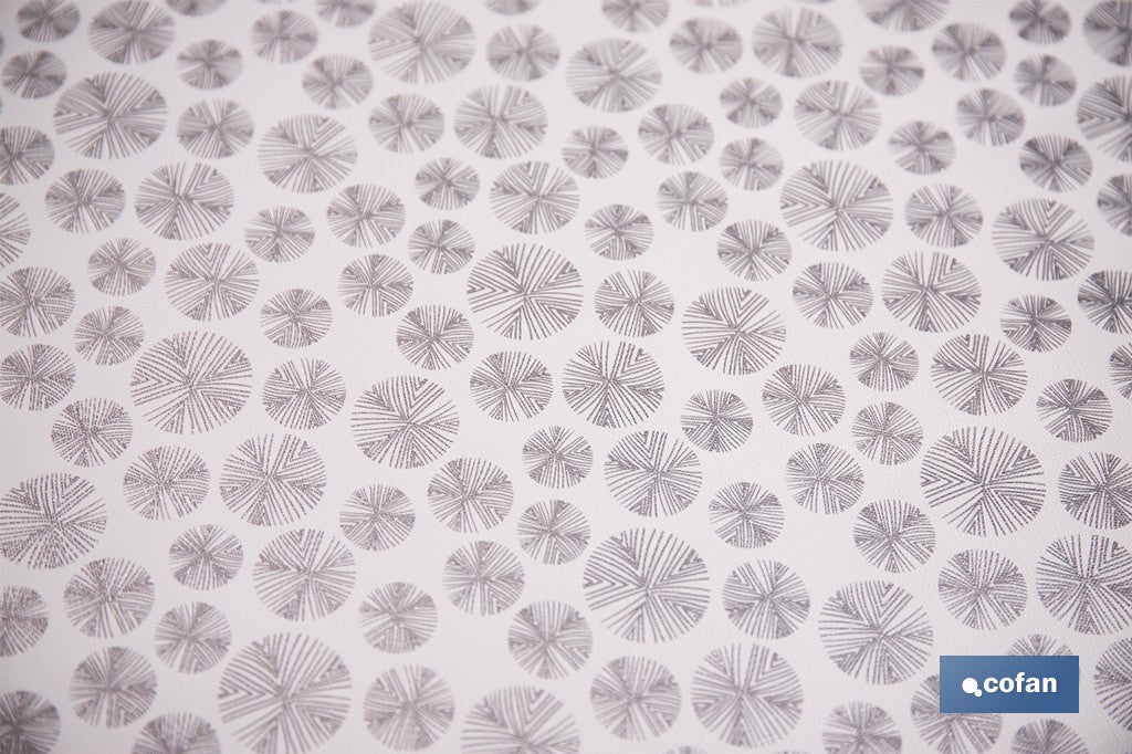 ROLLO DE HULE DISEÑO GRIS POLAR 1,40 X 20 M