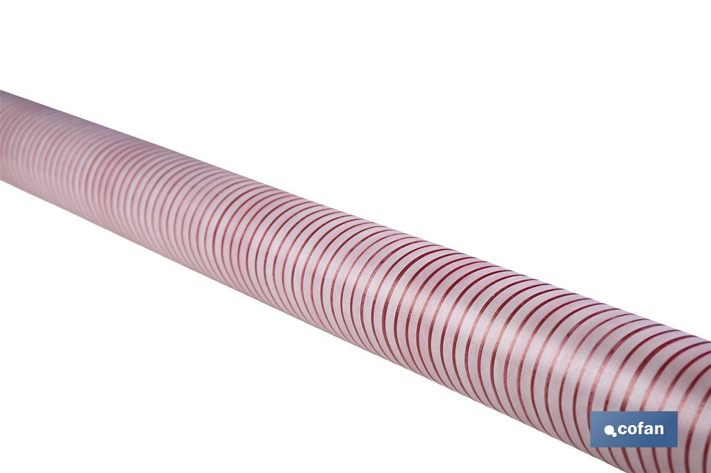 ROLLO DE HULE DISEÑO PROVENZAL ROJO 1,40 X 20 M