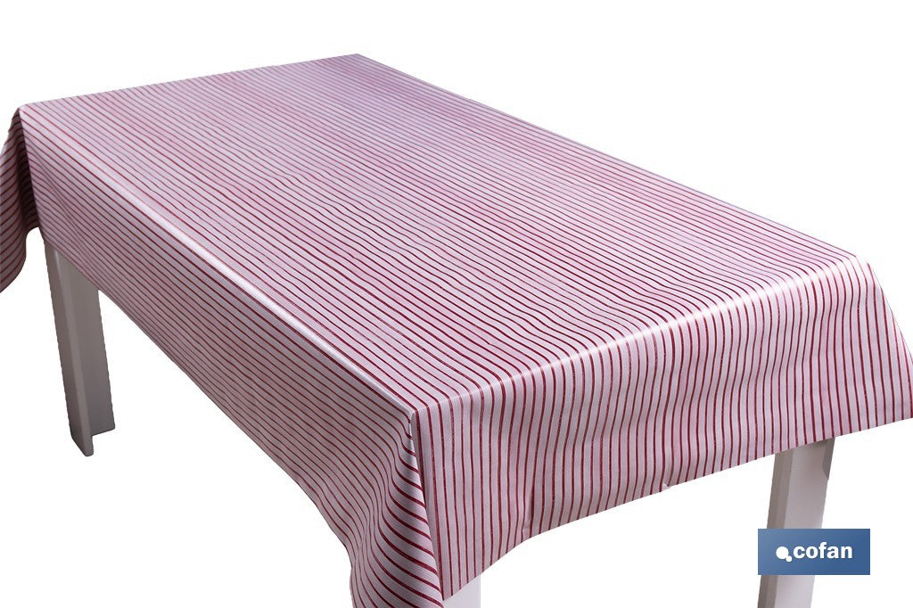 ROLLO DE HULE DISEÑO PROVENZAL ROJO 1,40 X 20 M