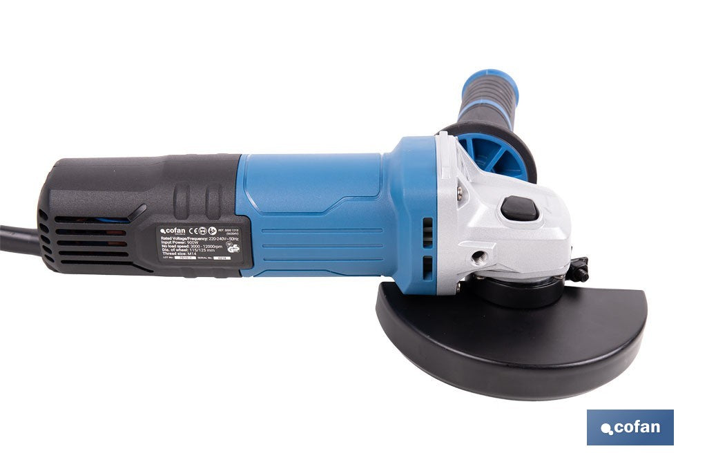 AMOLADORA 900W Ø115/125MM VELOCIDAD VARIABLE