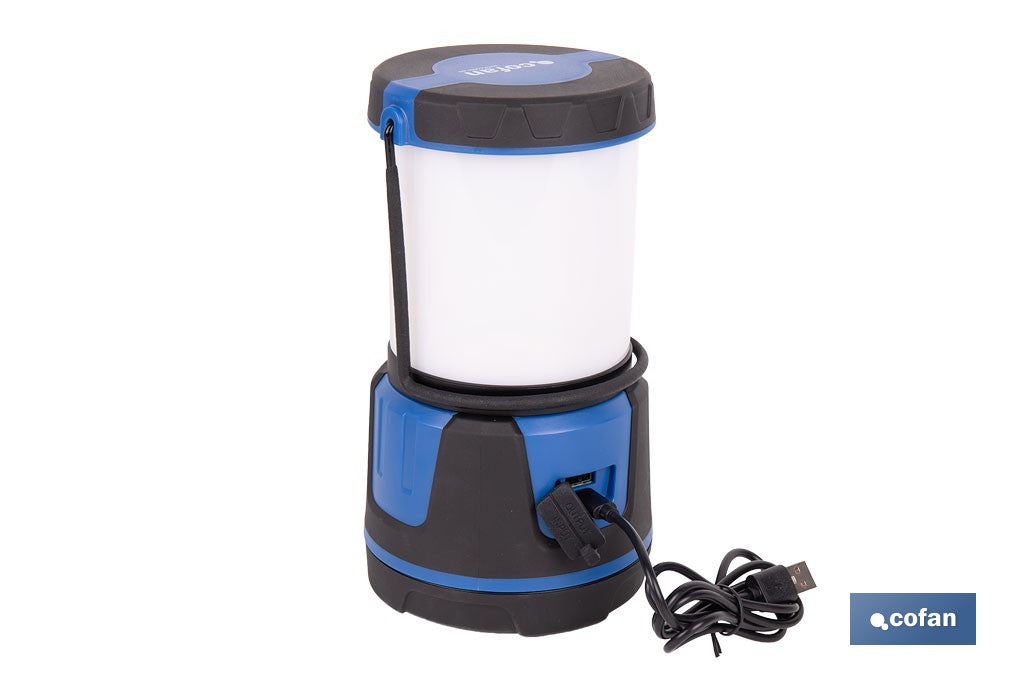 LINTERNA LED PARA CAMPING 2000 LM CON 5 FUNCIONES IP44  Ø115 X 210 MM