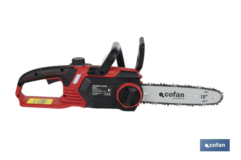 MOTOSIERRA A BATERÍA REACONDICIONADO Li-ion 20 V 3000 RPM MINI ESPADA 10"