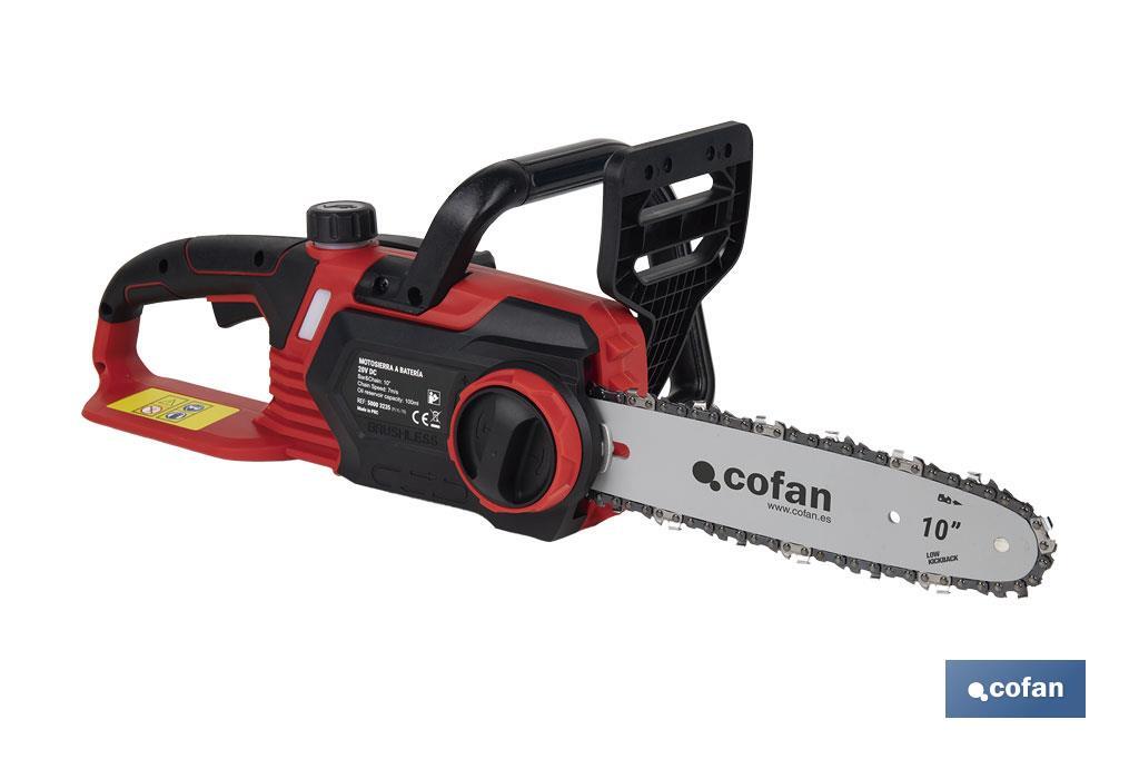 MOTOSIERRA A BATERÍA REACONDICIONADO Li-ion 20 V 3000 RPM MINI ESPADA 10"