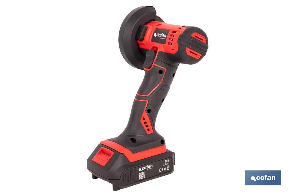 MINIAMOLADORA A BATERÍA Li-ion 20 V 19500 RPM 76 MM