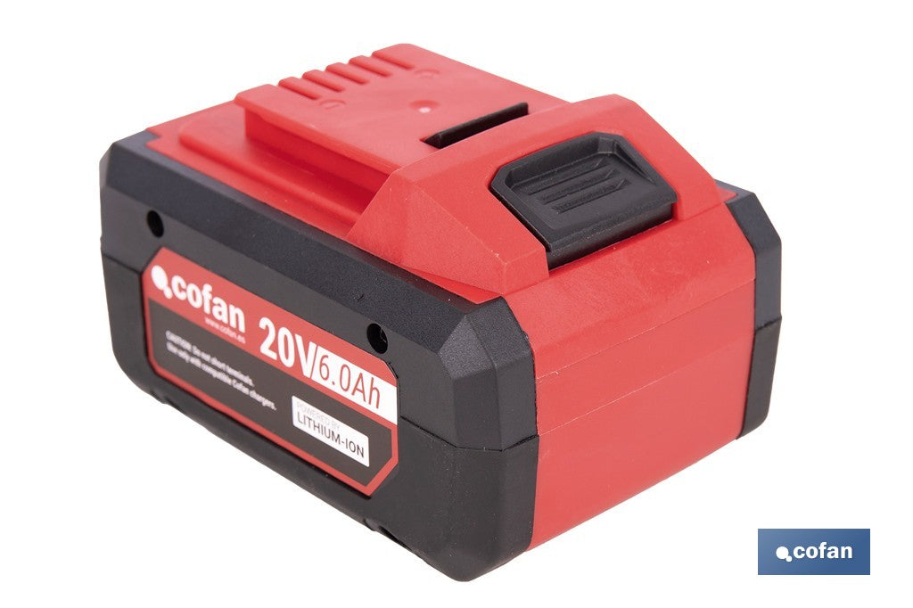BATERÍA RECARGABLE Li-ion 20 V 6.0Ah
