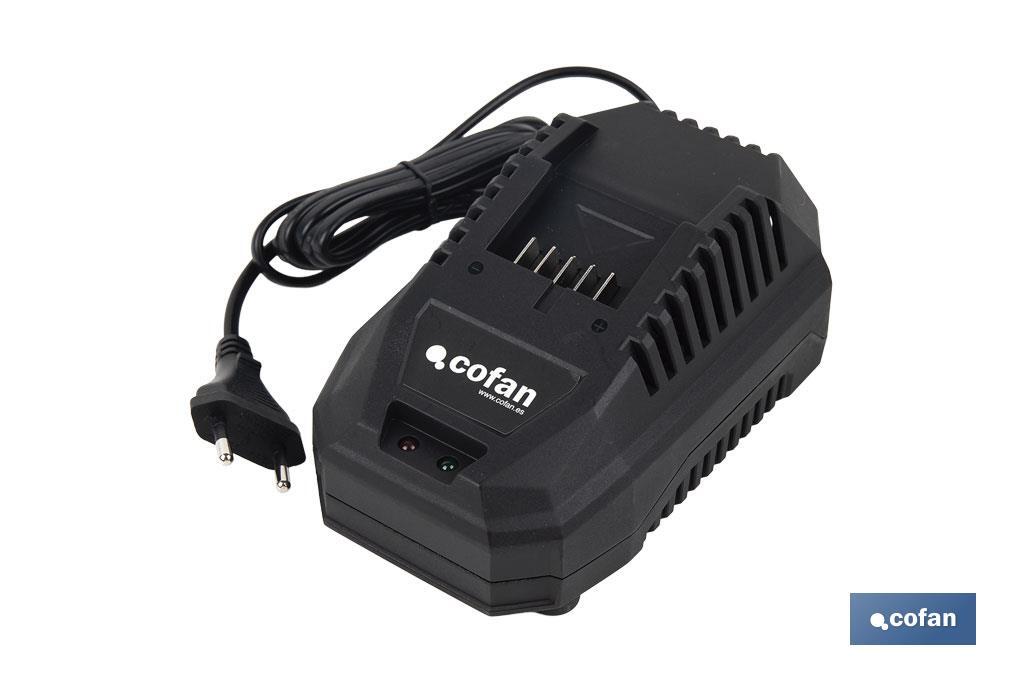 CARGADOR DE BATERÍAS CARGA RÁPIDA 20 V - 4,5 A