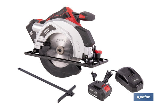SIERRA CIRCULAR A BATERÍA Li-ion 20 V Ø185 MM SIN CARGADOR NI BATERÍA