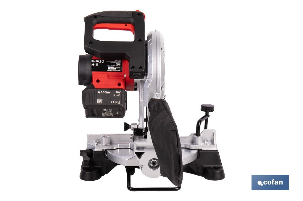 INGLETADORA A BATERÍA Li-ion 20 V Ø185 MM 3300 RPM