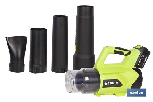 SOPLADORA ELÉCTRICA A BATERÍA Li-ion 20 V 22.500 RPM