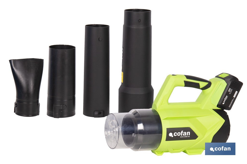 SOPLADORA ELÉCTRICA A BATERÍA Li-ion 20 V 22.500 RPM SIN CARGADOR NI BATERÍA
