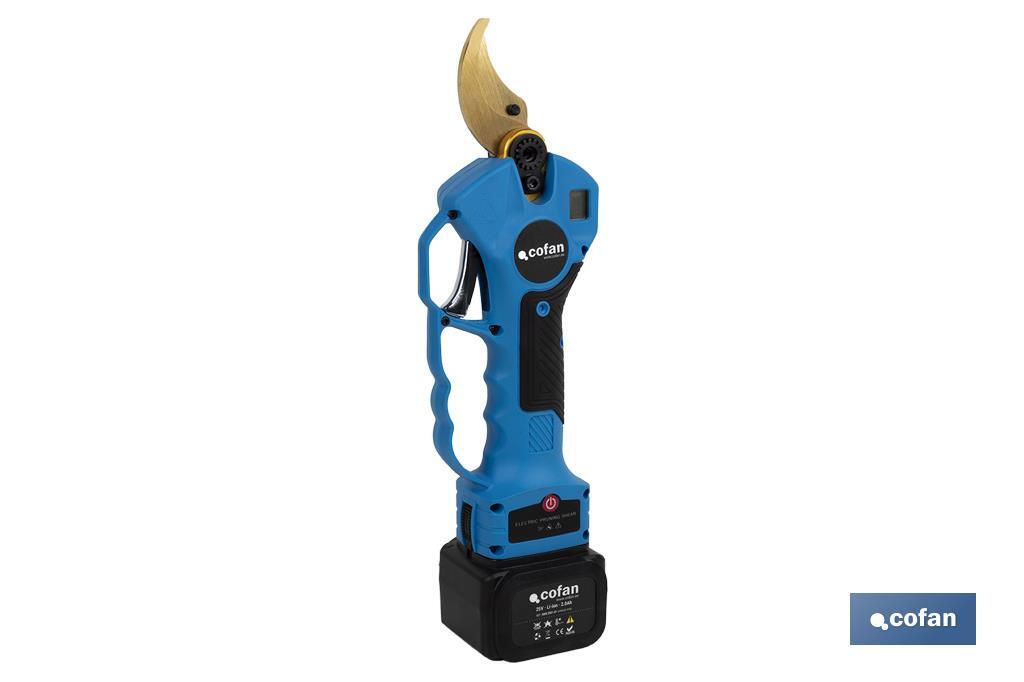 TIJERAS DE PODAR ELÉCTRICAS REACONDICIONADA CON BATERÍAS Ø40 MM Li-ion 25V 2Ah