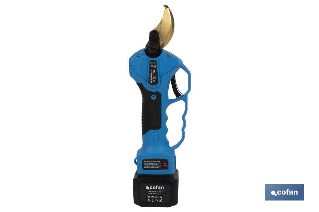 TIJERAS DE PODAR ELÉCTRICAS REACONDICIONADA CON BATERÍAS Ø40 MM Li-ion 25V 2Ah