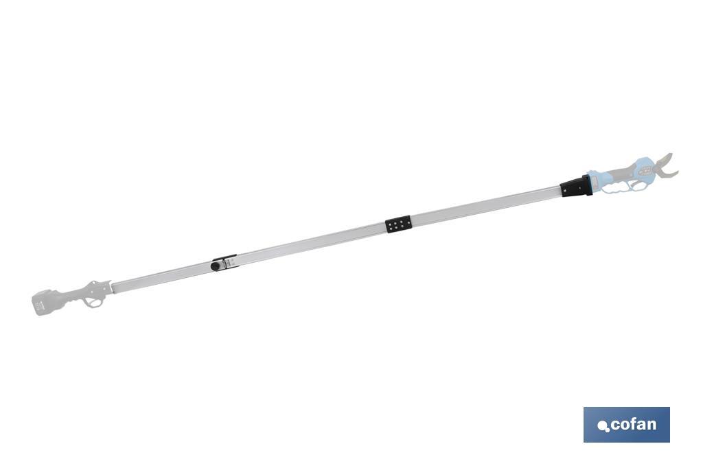 PÉRTIGA EXTENSIBLE TIJERAS DE PODAR ELÉCTRICAS 190 CM