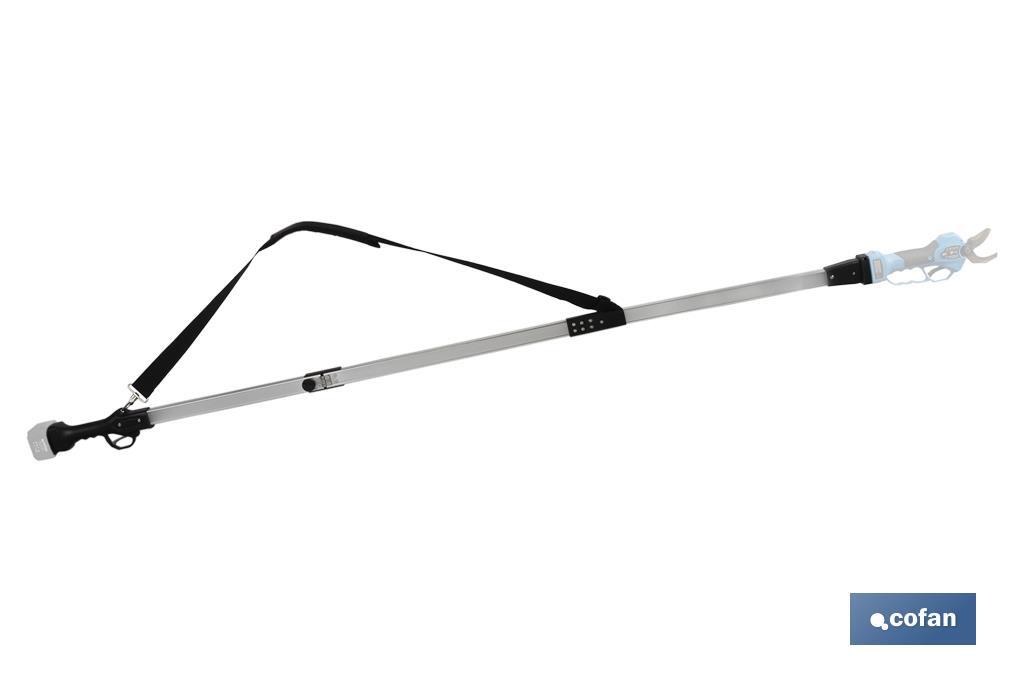 PÉRTIGA EXTENSIBLE TIJERAS DE PODAR ELÉCTRICAS 190 CM