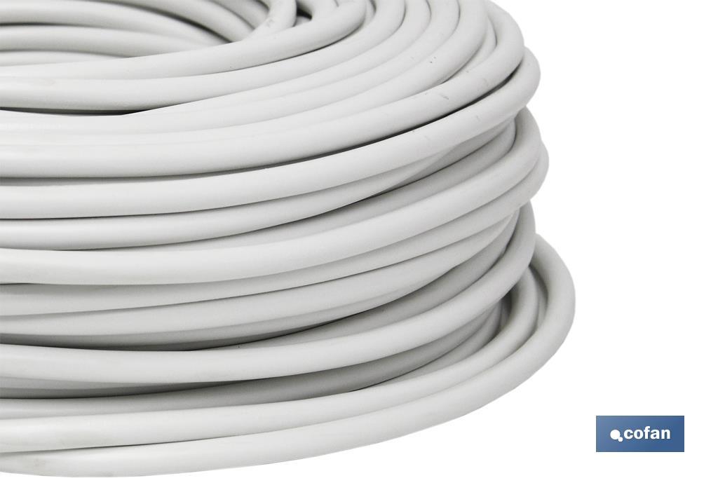 ROLLO 100M MANGUERA BLANCO H05VV-F (3X1,5MM)