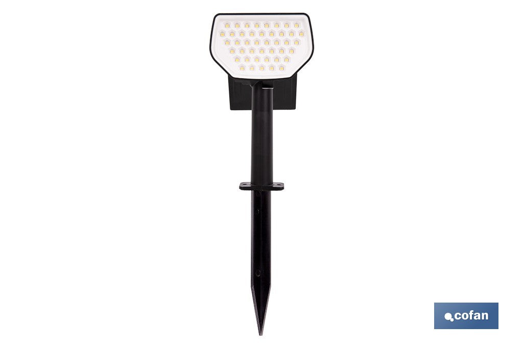 PACK DE 4 UDS. APLIQUE SOLAR CON SENSOR 3,7 V 1,2 Ah 3000 K 330 X 104 X 161 MM