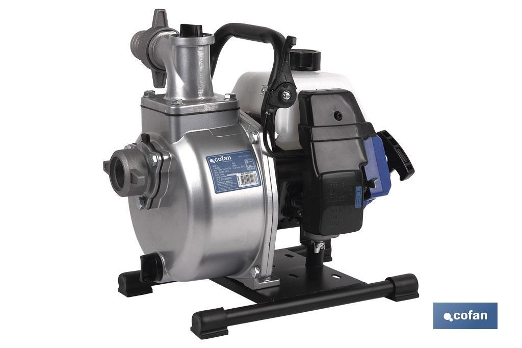 MOTOBOMBA REACONDICIONADO GASOLINA 40,2CC ENTRADA Y SALIDA 1,5" MODELO NEVADA