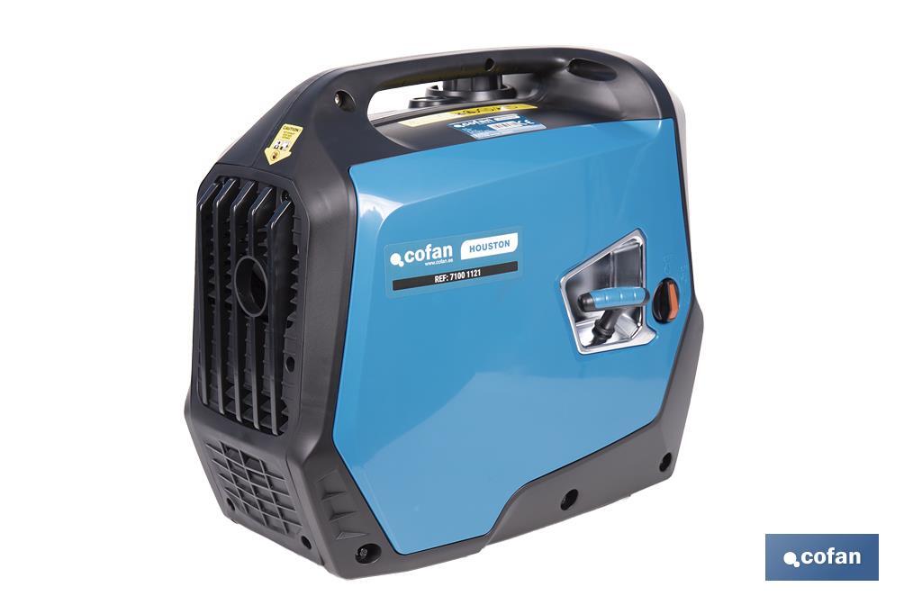 GENERADOR INVERTER MODELO HOUSTON 79 CC 2,4 Kw 1 SALIDA AC 1 DC REACONDICIONADA