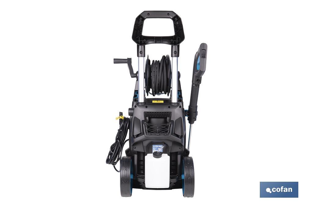 LIMPIADORA ALTA PRESIÓN MODELO PENSILVANIA 2,5 KW 8 M MANGUERA CON DEVANADERA