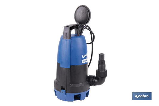 ELECTROBOMBA SUMERGIBLE MODELO ILLINOIS 900 W 10 M CABLE CAUDAL 18.000 L/H