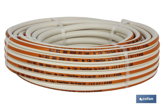 TUBO GAS FLEXIBLE "PORTUGAL" EN 16436-1 Ø8x25 m