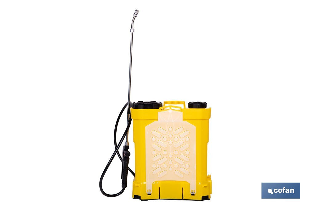 PULVERIZADOR DE ESPALDA 12 L ELÉCTRICO Li-Ion 12 V 8.0 Ah